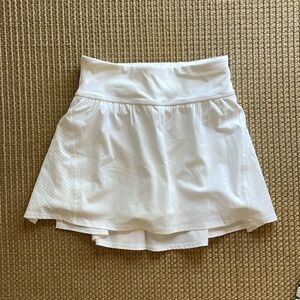 Spanx Get Moving White Tennis Skort XS
